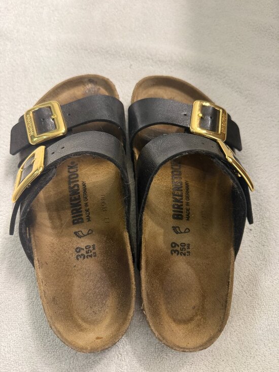 Birkenstock Shoes - Birkenstock Arizone  Big Buckle black size 9